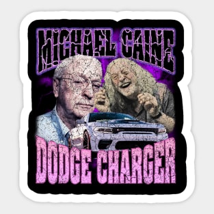 Michael Caine - "Dodge Charger" Sticker